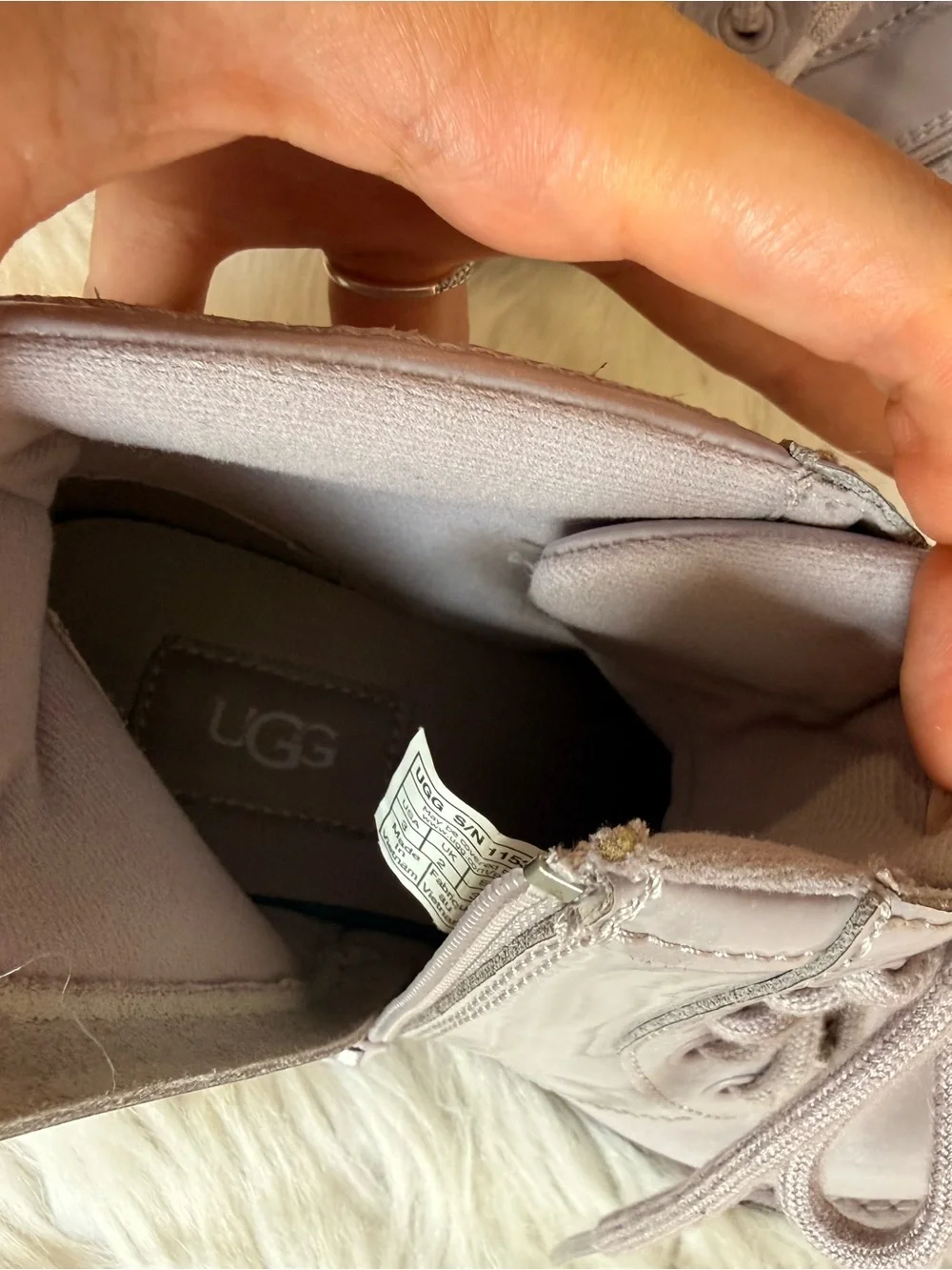 UGG Big Girl Lace-Up Ankle Boots